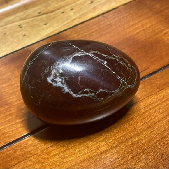 Vintage Marble Alabaster Onyx Home Decor Eggs Hand carved - Picture 12 of 16